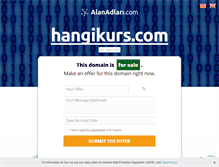Tablet Screenshot of hangikurs.com